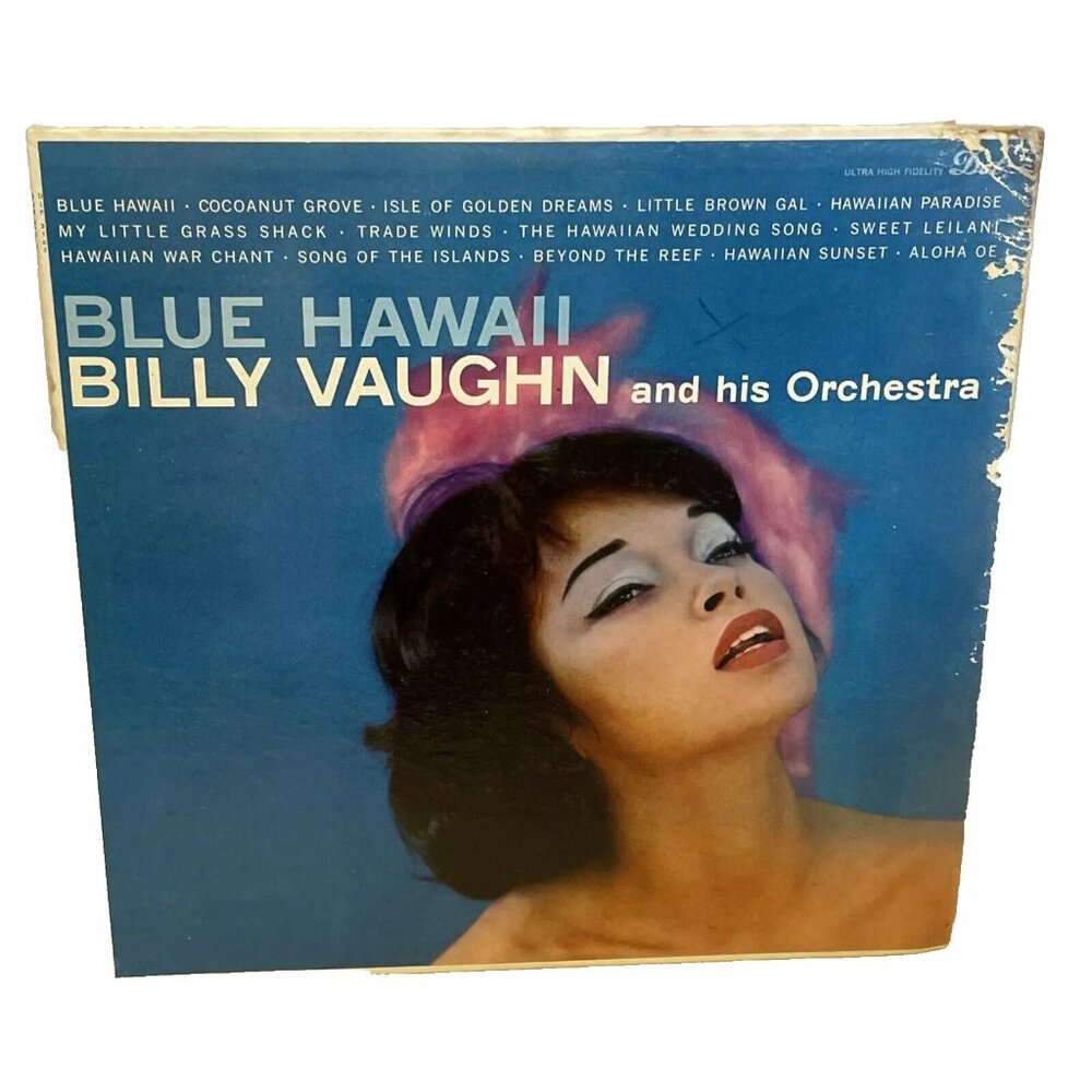 Billy Vaughn And His Orchestra Blue Hawaii (Vinyl, 1959) Dot DLP 3165 VG LP